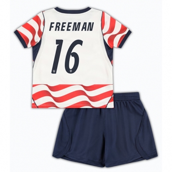 Billige Fotballdrakt Forente stater Alex Freeman #16 Replika Hjemmedraktsett Barn VM 2026 Kortermet (med bukser)